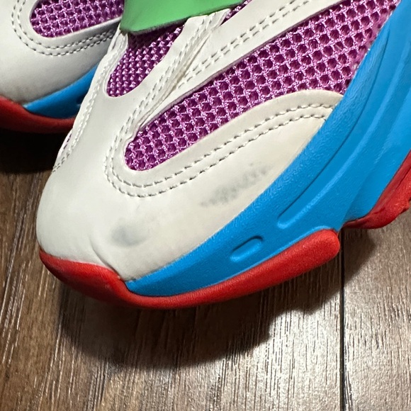 STEVE MADDEN Possession Chunky Lace Up Sneaker In Blue Multi Colored 10 - Picture 10 of 11